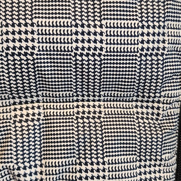 J Jill Houndstooth Long Down Vest Sz M - Picture 3 of 5
